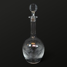 12.5" BACCARAT Crystal Glass NANCY Liquor Whiskey DECANTER w STOPPER