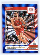 Kostas Papanikolaou 2024-25 Donruss EuroLeague #13 Holo Blue Laser #/49
