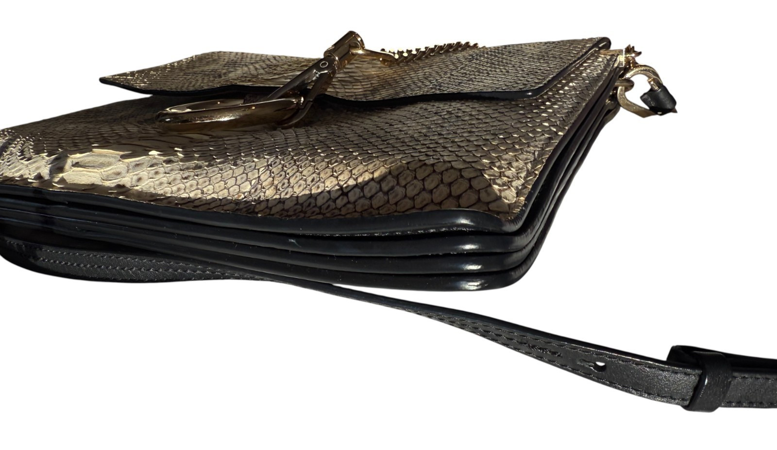 Chloe Limited Edition RARE Python Medium Faye bla… - image 19