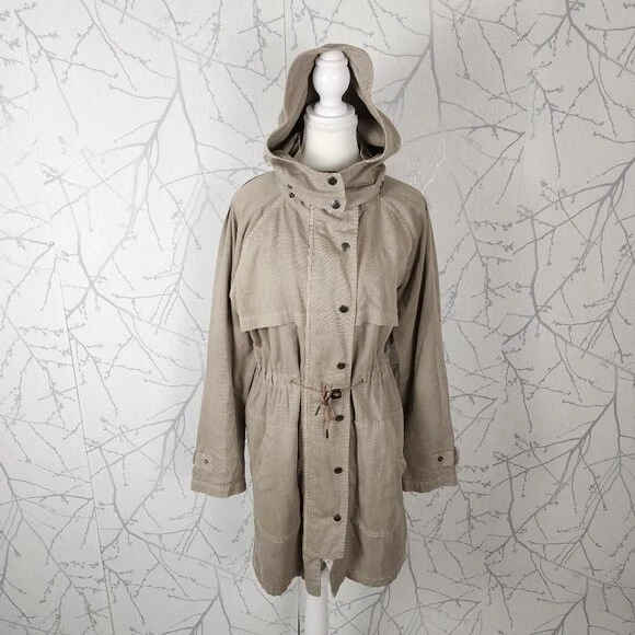 Gabardina Parka Current Elliott Beige Algodón The Bridgeport | Para Mujer S Foto 2 de 4