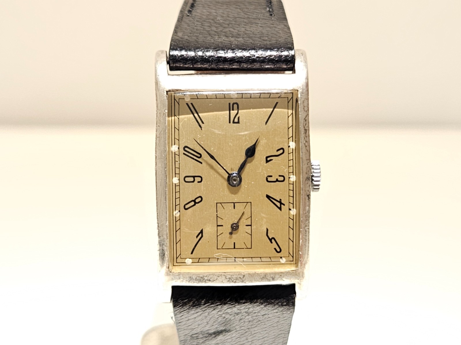 VINTAGE WW2 RARE SOLID SILVER RECTANGLE TANK  23m… - image 2