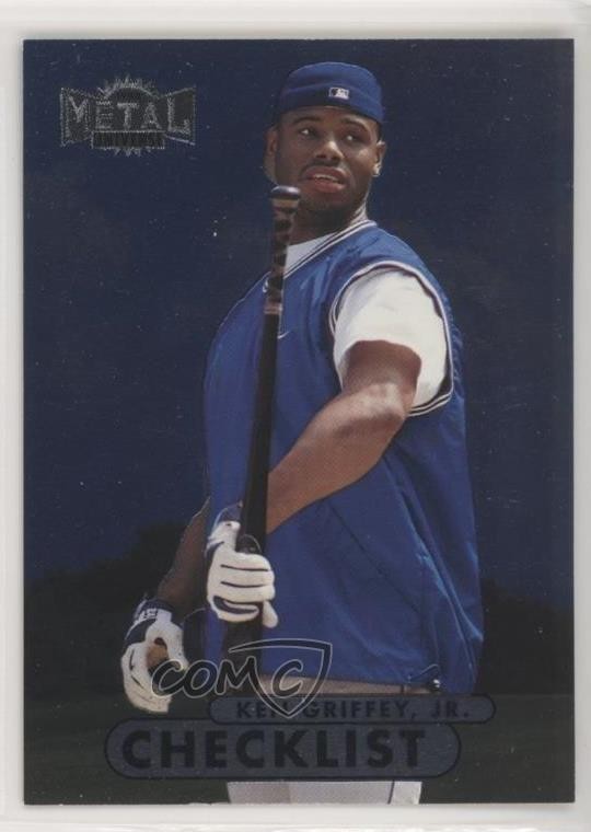 1998 Metal Universe Checklist Ken Griffey Jr #218 HOF 1u6