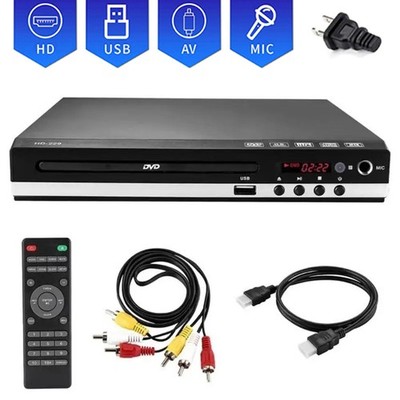HDMI DVD Player for TV 1080P Region Free DVD Players for Smart TV Mini DVD US