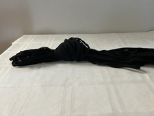 Lot of 11 Pairs of Roller Skate Laces Black Flat 5 Feet Long