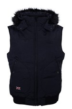 Lonsdale Ansty Steppweste Weste Damen Gefüttert Outdoorweste Schwarz Regular Fit