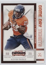 2015 Panini Contenders Draft Picks Game Day Tickets Kevin Parks #81 1qe1