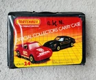 VINTAGE TOY 1983 MATCHBOX OFFICIAL COLLECTORS CARRY CASE WITH TRAYS AND 24 CARS