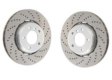SHW Performance Pair Set of 2 Front 380mm Brake Disc Rotors For BMW M3 G80 M4 G8