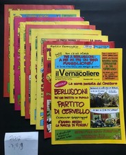 IL VERNACOLIERE, RIVISTA POLITICO SATIRICA MENSILE, ANNO 47, 8 numeri, 2007