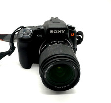 Sony DSLR-A350 3.9x Optical Zoom 14.2 MP Black Digital Camera With Battery B