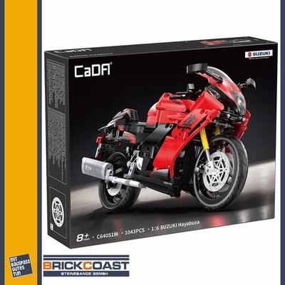 CaDA C64051W Suzuki  Hayabusa Klemmbausteine 1043 Teile NEU