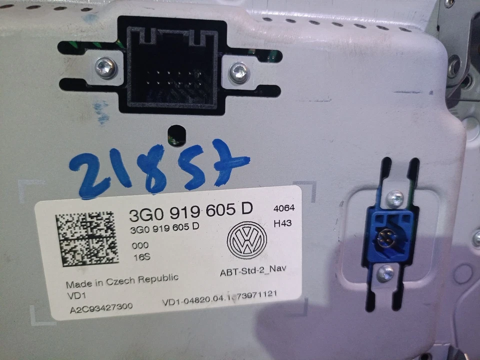 3G0919605D PANTALLA MULTIFUNCION / A2C93427300 / 3G0919605D / 5344243 PARA VOLKS - Imagen 3 de 4