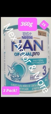 X3 INFANT FORMULA NAN 3 OPTIMAL-PRO 0-6 MONTHS 12.70oz. / 360g Baby Formula   