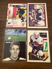 Dan Quinn 4 card lot 90-91 Score 91-92 OPC Pinnacle 95-96 Summit Flyers Canucks