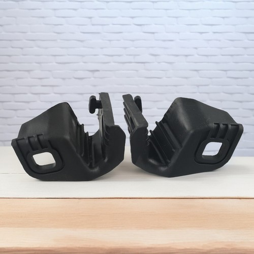 Practical To Use Headlight Brackets 51647285597/598 Black Pair Plastic - Picture 7 of 12