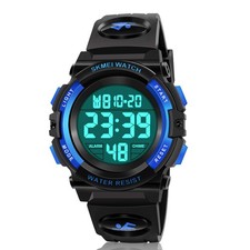 LED Digital Waterproof Watch for Kids - Multifunctional Kids Gifts 6-15 year old