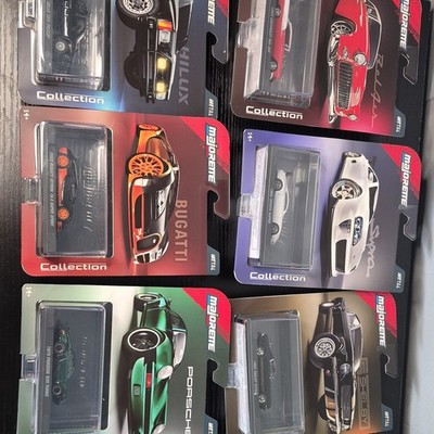 Majorette Collection 1985 Hilux SR5, 2005 Bugatti Veyron 1:64 Diecast Lot