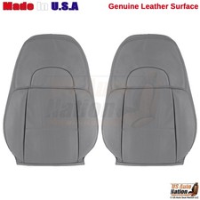 1998 - 2001 Ford Explorer Xlt Driver Passenger Tops Genuine Leather Cover Gray