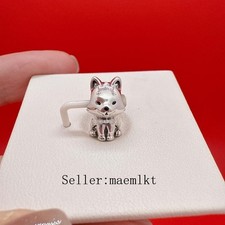 New 925 Sterling Silver Japanese Akita Inu Dog Charm,Charm for bracelet799030C01