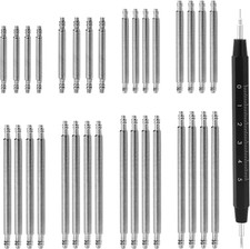 33 Pcs Watch Band Pins Replacement Kit, Watch Spring Bar Tool with Heavy Duty St