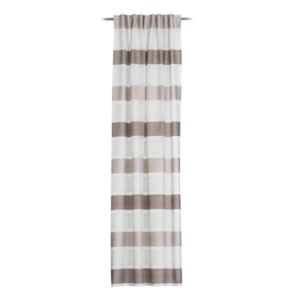Schlaufenschal De Niro - Polyester - Beige / Weiß - Bild 1 von 1