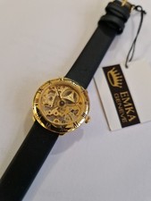 EMKA Swiss Damen Lederbanduhr mit Schweizer H...