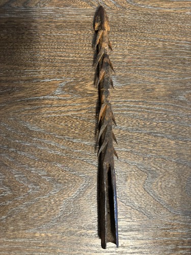 Vintage Iron Harpoon Spear Head Blacksmith Made