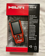 Hilti PD-E Laser Distance Measurer Range Meter, LCD Display, Portable