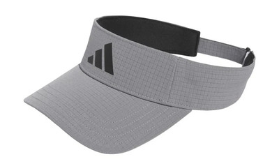 Adidas Golf Visor OSFM Men Grey/Black Tour Sweat Wicking Adjustable Sun Hat -NWT