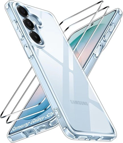 Case + 2X Tempered Glass For Samsung Galaxy S26 Armor Full Screen Case 9H