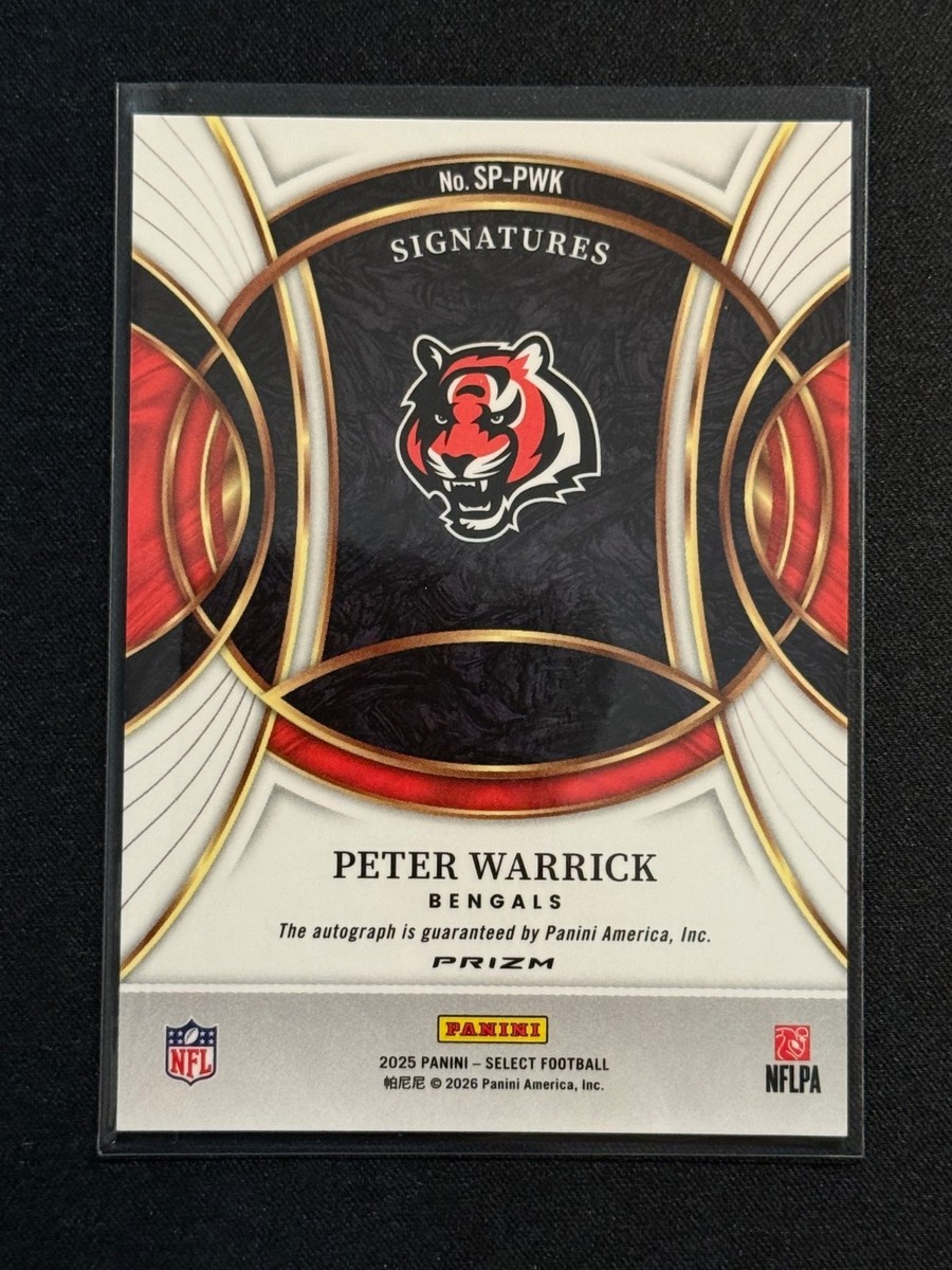 レア　DOWRY POLE PATRICK HUNT 2025 Select #SP-PWK PETER WARRICK Auto Signatures Silver Prizm