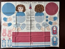 Victorian Doll Pattern, Cut & Sew Panel, Vint...