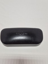 Coach New York Black Hard Shell Eyewear Case Clamshell Sunglasses Box Logo