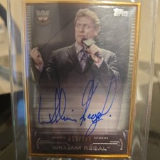 2021 Topps WWE Undisputed William Regal Gold Frame On Card Auto 69/150