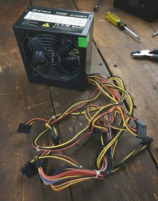 Atrix AX-500EXB 500W ATX Netzteil PSU voll getestet funktionstüchtig Desktop PC