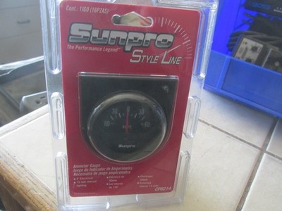 Vintage Sunpro Style Line Ammeter Gauge CP8214 NIP