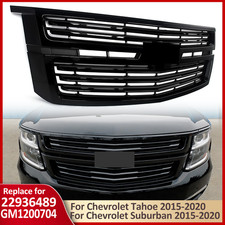Front Upper Grille Gloss Black For Chevy Tahoesuburban Ltz 2015-2020 Gm1200704