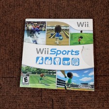 Nintendo Wii Sports Manual and Cardboard Sleeve Case Only No Game RVL-RSPE-USA-2