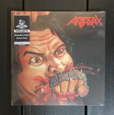 Anthrax Fistful Of Metal Newbury Comics Exclusive Black/Red Vinyl LP New!