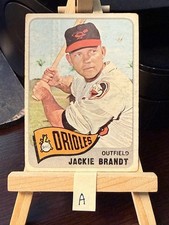 1965 Topps #33 Jackie Brandt Baltimore Orioles - A
