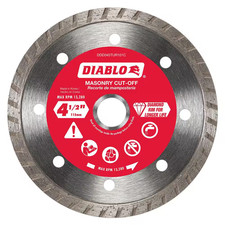 4-1/2 In. Diamond Blade Turbo Rim Masonry Cut Off