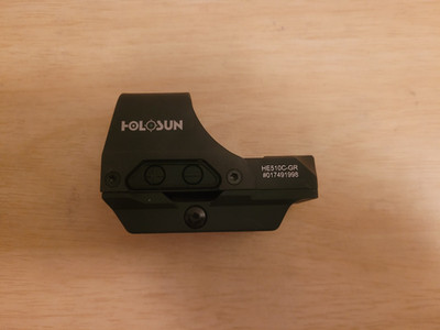 HOLOSUN HE510C-GR Open Reflex Sight - Green Reticle