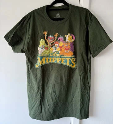 Walt Disney World Muppets Green Men's T Shirt (Medium) - Image 1 of 4