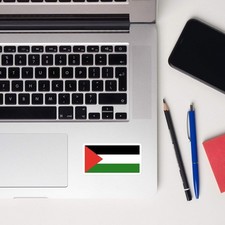 Palestine Palestinian Flag Laptop Sticker Decal Stickers Travel Souvenir Gift Id