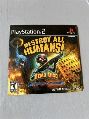 Destroy All Humans Playstation 2 Demo Disc PS2 Brand New Factory Sealed