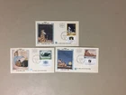 Set of fthree  Efraim Mose Lilien Israel SILK fdc