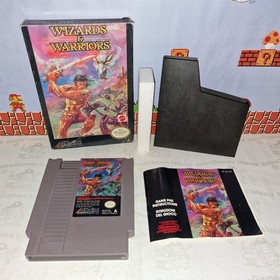 WIZARDS & WARRIORS AND NINTENDO NES PAL A VERSIONE ITALIANA MATTEL ITA CIB