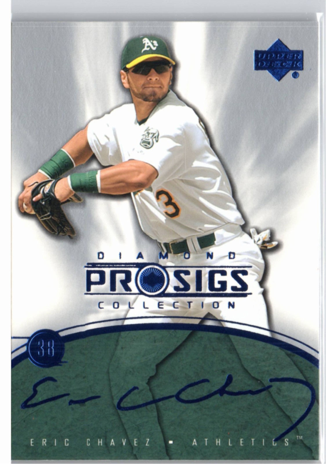 2004 Upper Deck Diamond Collection Pro Sigs #30 Eric Chavez