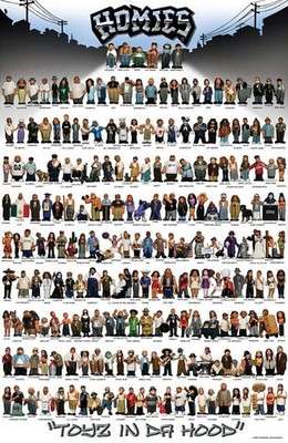 HOMIES Poster Trends Int. #9227 TOYZ IN DA HOOD new rolled 220 Characters Mijos