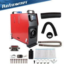 Diesel Air Heater 5KW All In One 12V LCD Thermostat Fit For Car Boat Truck Bunk